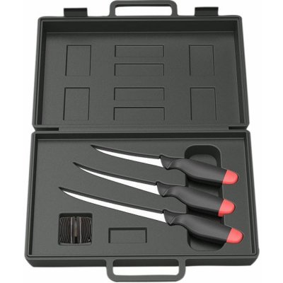 DAM FILLET KNIFE KIT 10cm + 11cm +12,5cm +SHARPENER 4ks – Sleviste.cz