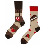 Dedoles Veselé ponožky Čokoládovo-jahodový dort D-U-SC-RS-C-C-1565 – Hledejceny.cz