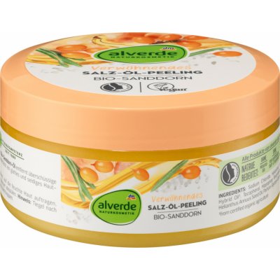 alverde Naturokosmetik olejový peeling se solí 250 g – Zboží Dáma