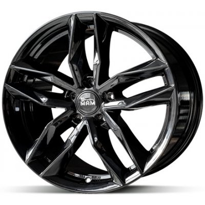 MAM RS3 7x16 5x112 ET48 black polished – Sleviste.cz