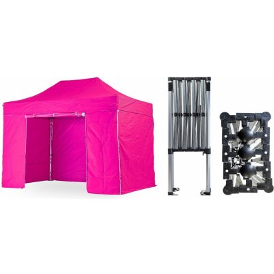 TENTino SMALL HEXAGON 2x4 m růžová – Hledejceny.cz