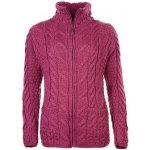 Vlnka Dámský vlněný svetr Vlnka S06 červená – Zboží Dáma