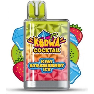 Kurwa Cocktail Kiwi Strawberry Ice 20 mg 700 potáhnutí 1 ks – Zboží Dáma