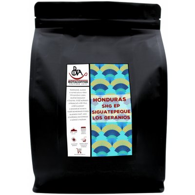 BotaCoffee Honduras SHG EP Siguatepeque Los Geranios 2025 zrnková 1 kg – Hledejceny.cz