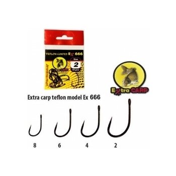 Extra carp Teflon Barbless EX 666 vel.6 10ks