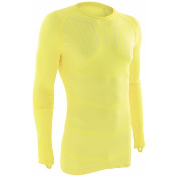 Kipsta Keepdry 500 spodní funkční fotbalové tričko s dlouhým rukávem žluté