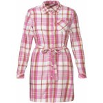 esmara Dámské flanelové šaty kostka/růžová/bílá – Zboží Dáma