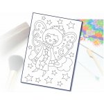 Radost v písku Šablona na pískování andělíček na obláčku A5 148 x 210 mm – Zboží Dáma