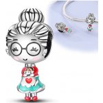 Prosperk Stříbrný korálek na náramek Babička S3852 – Zboží Mobilmania