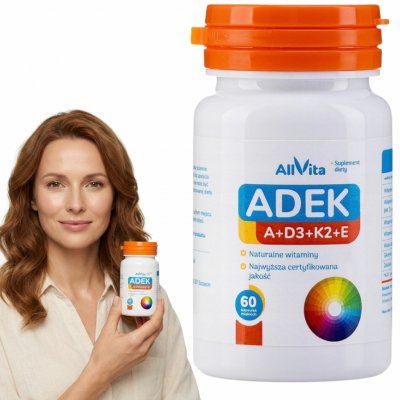 AllVita ADEK A+D3+K2+E 60 kapslí – Hledejceny.cz