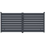 Brána G21 Reno 350x158 cm dvoukřídlá, antracitová – Hledejceny.cz