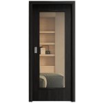 Sapeli Elegant Komfort M40 posuvné ořech královský 90 x 210 cm Planibel bronz – Hledejceny.cz
