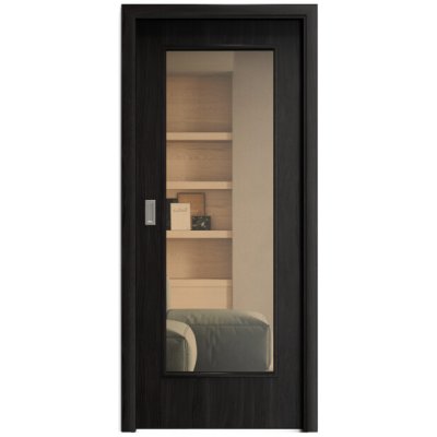 Sapeli Elegant Komfort M40 posuvné ořech královský 90 x 210 cm Planibel bronz – Hledejceny.cz