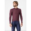 Cyklistický dres Castelli Espresso Thermal pánský deep bordeaux