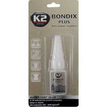 K2 BONDIX PLUS sekundové lepidlo 10g