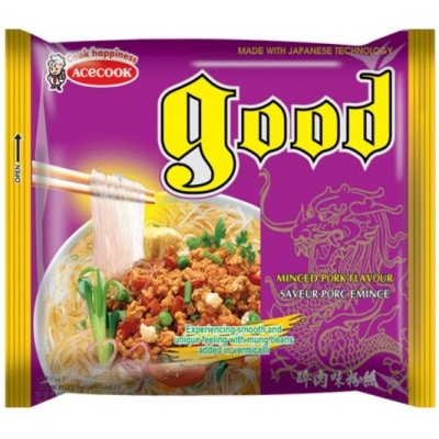 Vina Acecook Good instantní polévka Mien vepřové mleté 60 g – Zboží Dáma