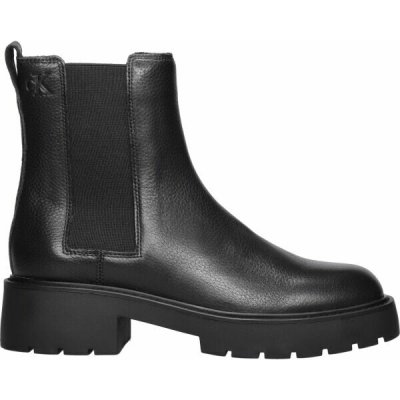 Calvin Klein Chunky Chelsea Boot Lth dámské kotníkové boty černá – Zboží Dáma