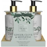Scottish Fine Soaps Ginger, Clove & Mistletoe tekuté mýdlo na ruce 300 ml + mléko na ruce 300 ml – Hledejceny.cz