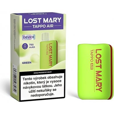Lost Mary TAPPO Air baterie 750 mAh Green – Sleviste.cz
