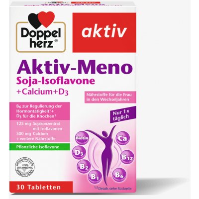 Doppelherz Aktiv-Meno Soja-Isoflavone 30 tablet – Hledejceny.cz