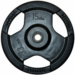 FitnessLine Kotouč litinový pogumovaný 30 mm 15 kg