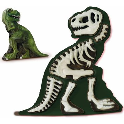Ses Sádrový komplet svítící kostra T-rexe – Zboží Mobilmania