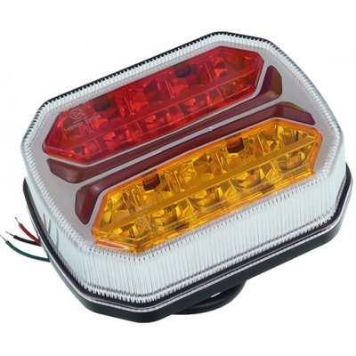 Sdružené zadní světlo 42LED čtvercové levé 3-dílné 124x104x33mm IP65 12/24V – Hledejceny.cz