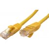 síťový kabel Roline 21.15.3923 UTP, slim, patch, kat. 6a, LSOH, 1m, žlutý