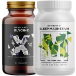 BrainMax Sleep magnesium + BrainMax Glycin 975 mg 100 rostlinných kapslí – Hledejceny.cz
