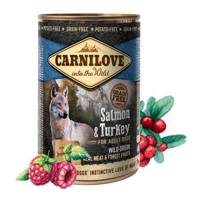 Brit Carnilove Carnilove Dog Wild Meat Salmon & Turkey 6x400g