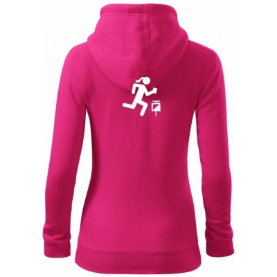 Orientační běh muž-žena dámská mikina trendy zipper s kapucí Purpurová – Zboží Dáma