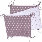 T-Tomi Polštářkový mantinel šedá hvězdičky – Zboží Dáma