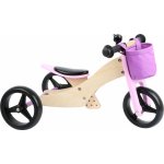 Small Foot Dřevěné Trike 2 v 1 růžové – Zboží Mobilmania