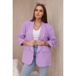 Kesi sako 9709 s elegantní klopou Šedá tmavě – Zboží Dáma