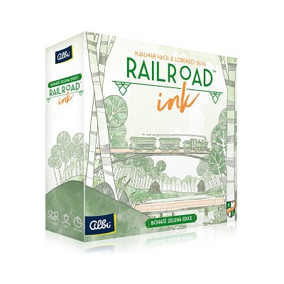 Railroad Ink zelená edícia