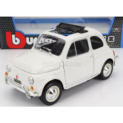 Bburago Fiat 500l Open Roof 1968 Bílá 1:16 – Zbozi.Blesk.cz