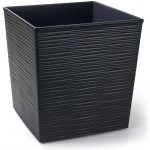 LAMELA Květináč JUKA 30x30 cm vrub antracit – Hledejceny.cz