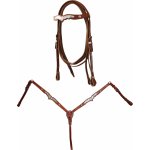 Lakota Uzdečka westernová Silver s poprsníkem natural – Zboží Dáma