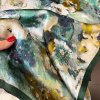 Šátek hedvábný šátek Květy impresionismus