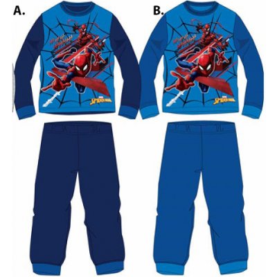 Setino Spider Man Chlapecké pyžamo modrá – Zboží Mobilmania