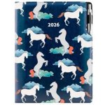 Design A4 denní 2026 modrý – Zboží Živě