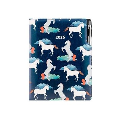 Design A4 denní 2026 modrý – Zboží Živě