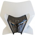 Přední maska včetně LED světla KTM, RTECH (bílá)