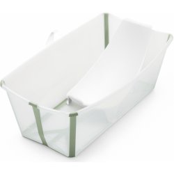 STOKKE Flexi Bath Skládací vanička s lehátkem Transparent Green