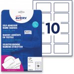 Avery-Zweckform L4785-20 acetátové hedvábí bílá jmenovky 80 x 50 mm 200 ks – Hledejceny.cz