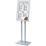 Jansen Display Stojan s vitrínou SCZ4xA4LED, 505 x 1630 mm – Zboží Mobilmania