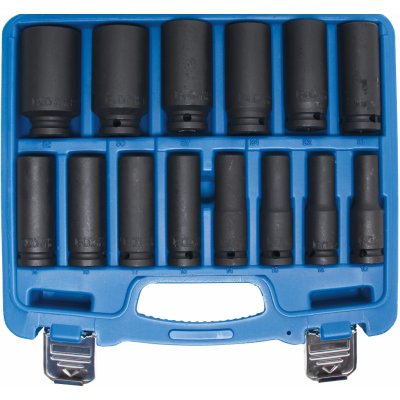 BGS 5207, Sada silových nástrčných šestihranných hlavic, šestihranné | 12,5 mm (1/2") | 10 - 32 mm | 14dílná – Zbozi.Blesk.cz