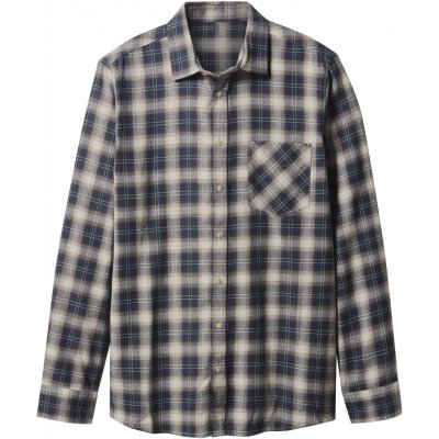 esmara Men pánská flanelová košile kostka/navy modrá/béžová – Zboží Dáma