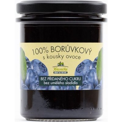 Kvasnička Džem borůvkový bez cukru 200 g – Sleviste.cz