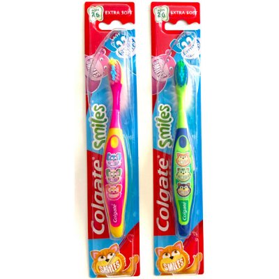 Colgate Smiles 2-6 let dětský zubní kartáček Extra Soft od 52 Kč -  Heureka.cz